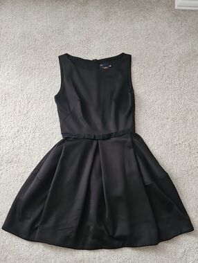Classic Black Sleeveless Fit-and-Flare Dress